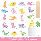 20Pcs Dinosaur Party Centerpiece Sticks Dinosaur Birthday Party Decorations For Girls Pink Dino Theme Centerpieces For Table Dino Roar Baby Shower Decorations Supplies