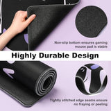 Keynovo Gaming Mouse Pad, Large Mouse Pad, Non-Slip 4Mm Laptop Gaming Desk Pad For Office And Home(Cool Cat, 31.49'' X 11.8'')