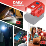 For Milwaukee 18V Battery Inverter Generator,Top Off For Milwaukee M18 Usb Charger Adapter With Led Light, Portable Power Source,For Milwaukee 150 Watt Power Inverter,18V Dc To 120V Ac