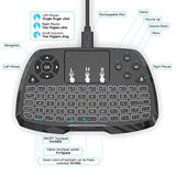 A3 Mini Wireless Keyboard With Touchpad - Universal 2.4Ghz Backlit Handheld Keyboard & Mouse Combo For Smart Tv/Pc/Android Tv/Ps4/Macos/Tablet