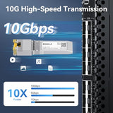 10Gbase-T Sfp+ To Rj-45 Transceiver, With Marvel Chip,10Gbe Sfp+ Copper Ethernet Cat6A Module, Up To 30M, For Intel, Ubiquiti Unifi, Fortinet, Tp-Link And More