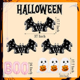 Pink Halloween Balloon Set: BOO, Ghost & Bat Foil Balloons