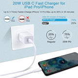 Samsung Fast Charging Usb C Charger Box Phone Charger Block Wall Plug Adapter For Galaxy A16 A15 5G/A14/A54/Z Fold6 5/A35/S24 Ultra/S23 Fe/A13/A53/A23/A03S,Iphone 16 Pro Max/15/14/13/12,Pixel 9/8A/7/6