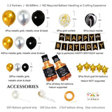 Whiskey Balloon Garland Kit: Aged to Perfection Birthday Party Decor