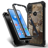 Gabb Phone 4 Case with Tempered Glass Screen Protector, Dual Layer Shockproof Protective Cover for Teenagers, Men, Women, Boys, Girls, Tree Camouflage and Deer Hunting Design