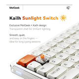 O2 Wireless Mechanical Quiet Keyboard For Work, 75% Compact Office Keyboard, Low Profile, With Hot-Swappable And Pre-Lubed Linear Switches,Bluetooth/2.4 Ghz/Usb-C For Mac Windows Linux