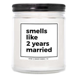 You Nique Designs 2 Year Anniversary Candle - 2Nd Wedding Gift For Her, Him - 2Nd Wedding Candle For Wife, Husband - Two Year Anniversary Ideas (Mahogany Teakwood)