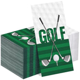 100 Pieces Golf Napkins Disposable Golf Themed Party Napkins 7.8 X 4.3 Inch Golfing Paper Cocktail Napkins Hole In One First Birthday Supplies For Golf Sports Birthday Party Decorations
