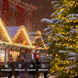 Christmas Lights, 66Ft 200 Led String Lights With Timer, Usb Or Battery Operated String Lights Waterproof 8 Modes Lights