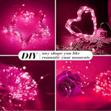 12 Pack Fairy Lights Battery Operated, 7Ft 20 Mini Led Fairy String Lights Silver Wire 3 Modes For Diy, Parties, Wedding