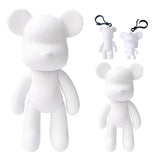 Diy Fluid Bear + Keychain Creativity Paints Set For Home Decoration (Blank Mold 9+13Inch)