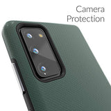 for Galaxy S20 FE Case, Shockproof Protection Dual Layer Case for Galaxy S20 FE 5G (6.5 inch) - Forest Green