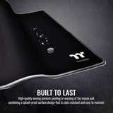 Thermaltake M300 Smooth Surface/Solid Sewing Edge/Splash-Proof/Anti-Slip Rubber Base 360mm x 300mm Gaming Mouse Pad GMP-TTP-BLKSMS-01, Small