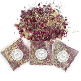Party Confetti Natural Dried Flower Petals, 12 Packs Biodegradable Confetti Real Rose Petals For Wedding And Party Decoration