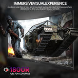 27" Curved Gaming Monitor, Fhd 1920X1080P, 144Hz/180Hz Computer Monitor, 1800R Va Screen, 120% Srgb, Amd Freesync, Hdmi & Dp, Wall Mount Install- Black