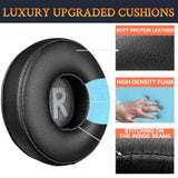 Replacement Earpads For Soothielec Kh156M, Ear Pads Cushions With Soft Protein Leather And High-Density Foam - Black