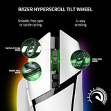 Razer Basilisk V3 Pro Customizable Wireless Gaming Mouse: Fast Optical Switches Gen-3 - Hyperscroll Tilt Wheel - Chroma Rgb - 11 Programmable Buttons - Focus Pro 30K Optical Sensor - White (Renewed)