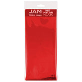 Tissue Paper - Red Mylar - 3 Sheets/Pack