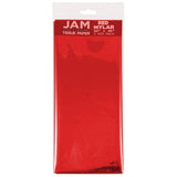 Tissue Paper - Red Mylar - 3 Sheets/Pack