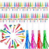 160pcs Party Blowers Set Glitter Noise Makers Birthday New Year