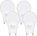 GU24 LED Light Bulbs 9W 100W Equivalent 5000K Daylight A19 Non-Dimmable 800 Lumens 4 Pack