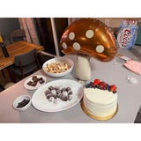 Giant Brown Mushroom Balloons - Alice in Wonderland Party Decor