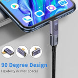 Usb C 90 Degree Adapter 240W, Usb C Right Angle Adapter 40Gbps, 90 Degree Usb