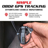 Obd Gps Tracker For Cars, Trucks, And Vehicles, Hidden Locator Tracking Device, Sim Card Included, Simple Plug-In To Obd2 Port, Us, Ca, Mx Coverage & Flexible Subscription