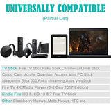 2-Pack 10Ft Micro Usb Power Cable For Amazon Fire Tv Stick,For Roku Streaming Stick,Express Plus,Premier Plus,Voice Remote Pro,Chromecast Charging Charger For Kindle Fire 10 Tablet Firestick Cord Long