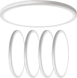 4 Pack 16 Inch Super Slim LED Ceiling Lights 4700LM 5000K Flush Mount Fixtures