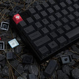 Pbt Gray Keycaps Set Cherry Profile Retro Dye-Sub Keycaps 130 Keys Custom Mini