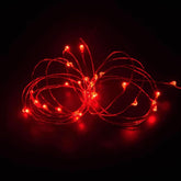 Pack 2 Battery-Operated Mini Led Lights With Timer 6Hours On/18Hours Off For Wedding Party Christmas Lighting Decoration