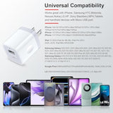 Iphone Charger Block, Plug In Phone Charger, 4Pack Single Port Usb Wall Charge Fast Charging Adapter Cube Box For Iphone 16 15 14 13 Se(2020) 12/11Pro/Xs/Xs Max,Samsung Galaxy S25/S24/S23,Lg