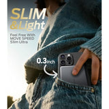 0.3'' Ultra Slim Magsafe Portable Charger, 5,000Mah Magsafe Battery Pack, Magnetic Power Bank For Dual Use With A Usb C Cable/Port For Iphone 16/15/14/13/12, Glacier Gray