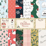 Christmas Scrapbook Paper 12X12, 24 Sheets Single-Sided Decorative Patterned Cardstock With Stickers, Acid-Free & Lignin-Free Scrap Book Paper For Scrapbooking, Junk Journal, Photo Album, Diy Crafts