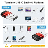 Usb To Usb C Adapter 6 Pack,Usb C Female To Usb Adapter,Usb A To Usb C Adapter