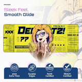 Large Gaming Mouse Pad 31.5 X 11.8 Inches Xxl Extended For Mouse And Keyboard Non-Slip And Water Resistant Surface With Anime Cute Girl Design Cyberpunk Ideal For Competitive Gaming League
