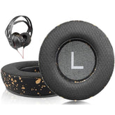 Earpads Replacement For Plantronics (Poly) Rig 400(400Pro Hc, 400Hs, 400Hx, 400Ha), Ear Pads Cushions For Rig 500(500E, 500Hd, 500Hx, 500Hs)/505(505Hs)/515(515Hd) Headset - Rig Mf Black Gold