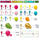 Tropical Balloon Arch Kit: Luau, Beach, Summer Party Decor