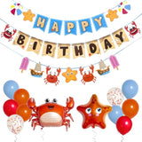 Crab Party Decorations, Crab Birthday Decor, Crab Decorations Party, Crab Feast Party Supplies | Seafood Boil Party Supplies | Crab Sign | Crab Balloon | Crab Boil Party Supplies, Seafood Party