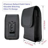 Flip Phone Case With Belt Clip And Loop, Durable Oxford Cloth Pouch Holster For Tcl Flip Go Pro Classic, Alcatel Go, Nokia 2660, Cingular, Wine 2 Lte, Jitterbug,