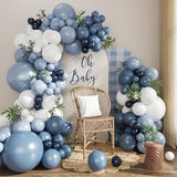 Navy Blue Balloon Arch Kit for Blueberry Baby Shower Birthday Decorations