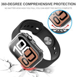 2-Pack Apple Watch Series 11/10 42Mm Case With Tempered Glass Screen Protector -Clear