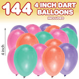 Jumbo Dart Balloon Game Set – 144 Balloons & 11 Darts for Outdoor Fun