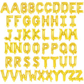 52 Pcs Gold Letter Balloons,16 Inch Foil Alphabet Letter Balloons,Letter A-Z Balloons Banner Custom Phrase Balloons For Birthday Party Wedding Anniversary Decoration (Gold 2 Set)