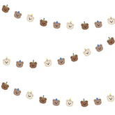 Cute Happy Party Bear Banner, Colorful Birthday Christmas Party Decor Wall Hangings For Bedroom, Nursery, Play Room, Dorm Room, Baby Shower Gender Reveal Party Supplies For Bear Theme Garland