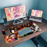 Mouse Pad For Demon Anime Slayer - Non Slip Rubber Base Gaming Large Mouse Pad For Computer | Kaimetsu No Yaiba 11.8 X 31.5In Home Office Long Mouse Mat