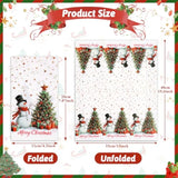 170 Pcs Christmas Disposable Napkin Papers Snowman White Decorative Table Guest Napkin 2 Ply Merry Christmas Trees Hand Towels For Winter Xmas Holiday Party Lunch Dinner Kitchen Bathroom Supplies