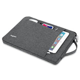 13-14 Inch Laptop Sleeve Shockproof Lightweight Case Carrying Bag Compatible With Macbook Pro 14 13 Inch/Macbook Air 13.3/ Dell Xps 13/ Surface Laptop 13.5/ Ipad Pro 12.9 - Gray