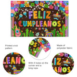 Feliz Cumpleaños Banner Fiesta Birthday Backdrop Party Decoration